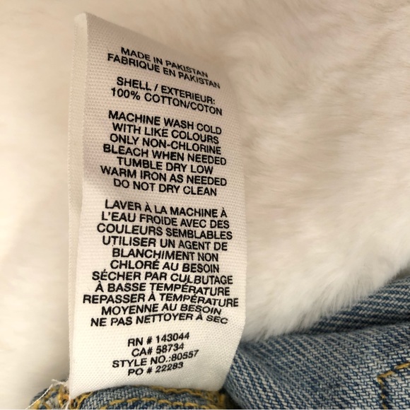 AVEC LES FILLES JEAN SHORTS SIZE 29 HIGH WAIST RAW HEM DISTRESSED NWT - Picture 9 of 14